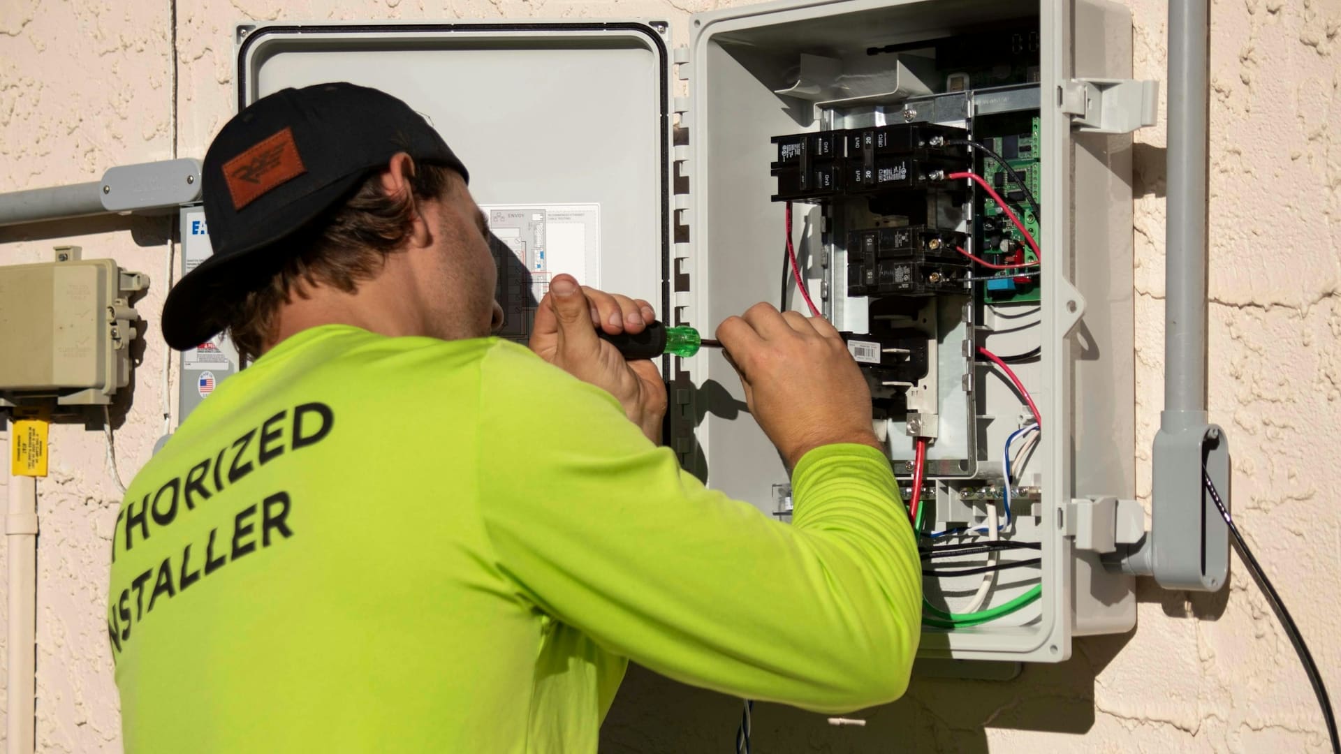 Electrical infrastructure imagery — a residential distribution board