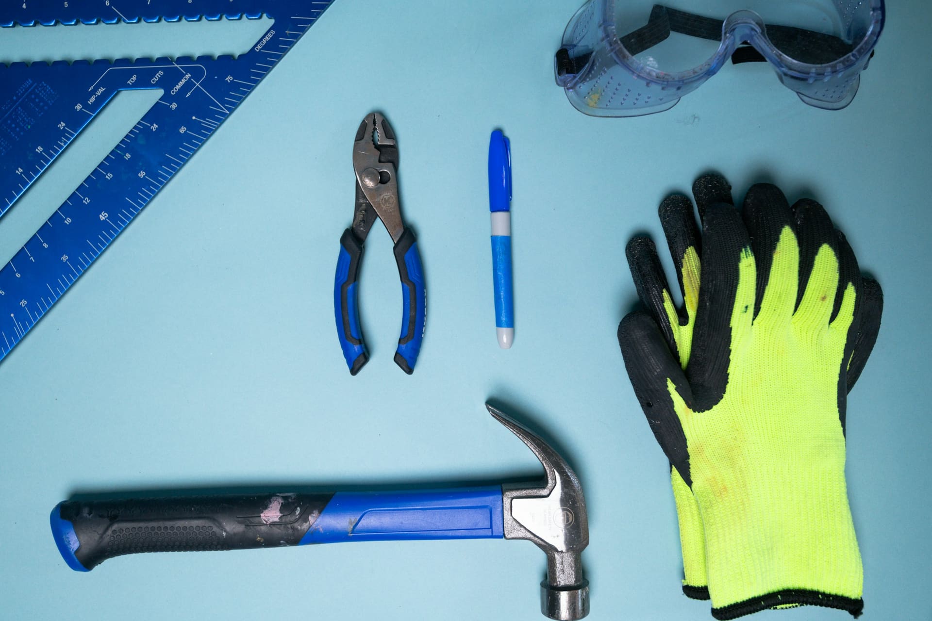 Electrical installation imagery — electrical tools and equipment