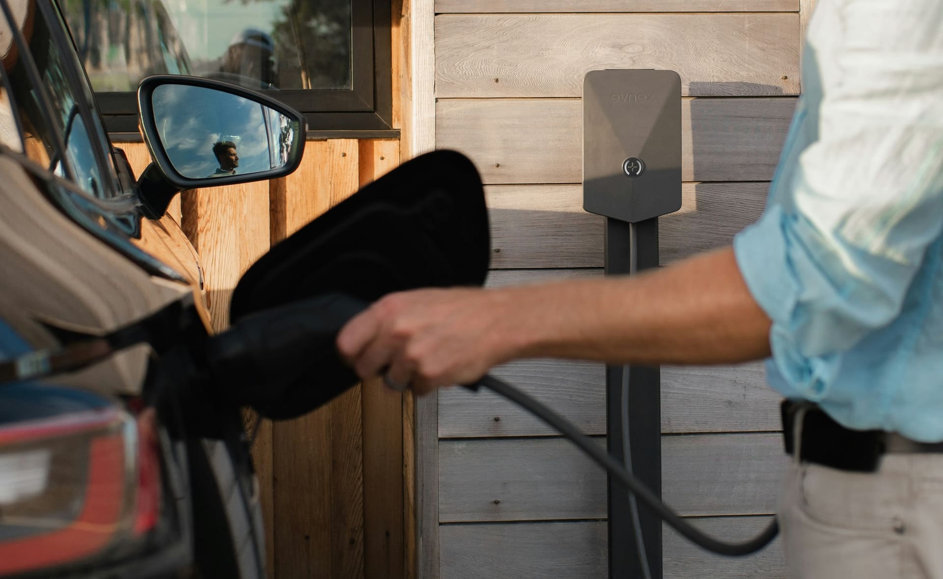 Electrical infrastructure imagery — electric vehicle charging context
